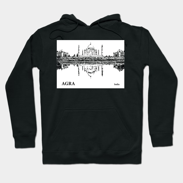 Agra - India Hoodie by Lakeric